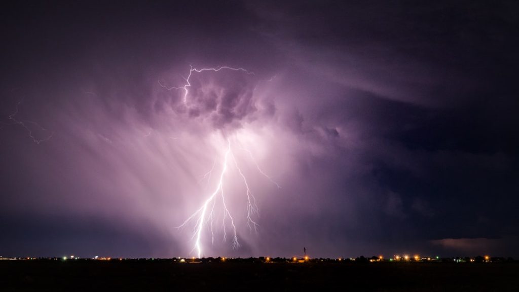 Photo Lightning storm